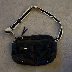 Coach Black and Cream Crossbody Bag